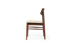 Load image into Gallery viewer, Harlow Dining Chair - Walnut with Linen Seat - Boho Bliss