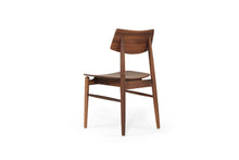 Load image into Gallery viewer, Harlow Dining Chair - Walnut with Timber Seat - Boho Bliss