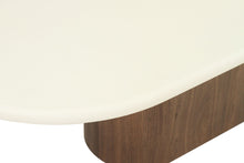 Load image into Gallery viewer, Harlow Oval Coffee Table 1.5m - Walnut Oak Base - Boho Bliss