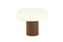 Load image into Gallery viewer, Harlow Oval Coffee Table 1.5m - Walnut Oak Base - Boho Bliss