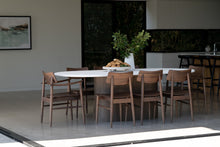 Load image into Gallery viewer, Harlow Oval Dining Table 2.4m - Walnut Base - Boho Bliss