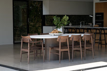Load image into Gallery viewer, Harlow Oval Dining Table 2.4m - Walnut Base - Boho Bliss