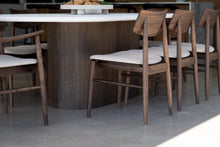 Load image into Gallery viewer, Harlow Oval Dining Table 2.4m - Walnut Base - Boho Bliss