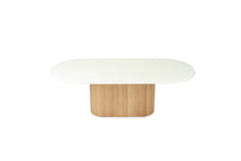 Load image into Gallery viewer, Harlow Oval Dining Table 2.8m - Natural Oak Base - Boho Bliss