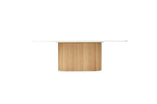 Load image into Gallery viewer, Harlow Oval Dining Table 2.8m - Natural Oak Base - Boho Bliss