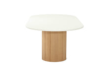 Load image into Gallery viewer, Harlow Oval Dining Table 2.8m - Natural Oak Base - Boho Bliss