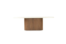 Load image into Gallery viewer, Harlow Oval Dining Table 2.8m - Walnut Base - Boho Bliss