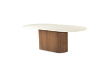 Load image into Gallery viewer, Harlow Oval Dining Table 2.8m - Walnut Base - Boho Bliss