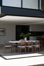 Load image into Gallery viewer, Harlow Oval Dining Table 2.8m - Walnut Base - Boho Bliss