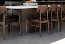 Load image into Gallery viewer, Harlow Oval Dining Table 2.8m - Walnut Base - Boho Bliss