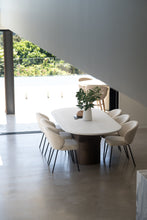 Load image into Gallery viewer, Harlow Oval Dining Table 2.8m - Walnut Base - Boho Bliss