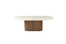 Load image into Gallery viewer, Harlow Oval Dining Table 2.8m - Walnut Base - Boho Bliss