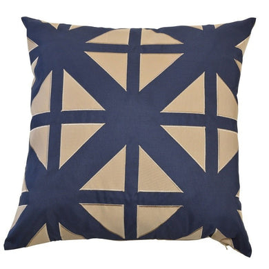 Havana Outdoor Cushion Cover - Navy - Boho Bliss