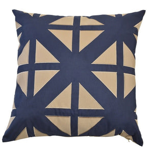 Havana Outdoor Cushion Cover - Navy - Boho Bliss