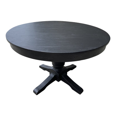 Haven Reclaimed Elm Dining Table - Black - Boho Bliss