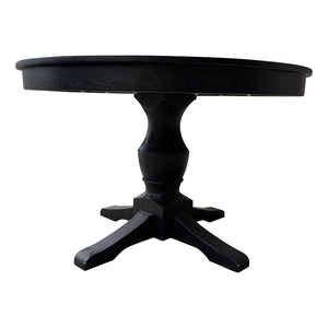 Haven Reclaimed Elm Dining Table - Black - Boho Bliss