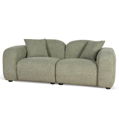 Havenfield 2 Seater Sofa - Coral Light Green - Boho Bliss