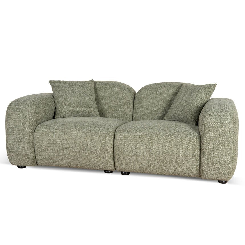 Havenfield 2 Seater Sofa - Coral Light Green - Boho Bliss
