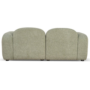 Havenfield 2 Seater Sofa - Coral Light Green - Boho Bliss