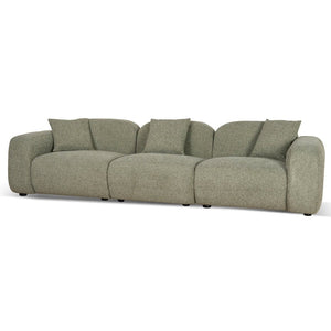 Havenfield 4 Seater Sofa - Coral Light Green - Boho Bliss