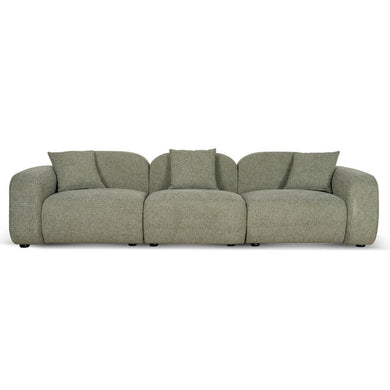 Havenfield 4 Seater Sofa - Coral Light Green - Boho Bliss