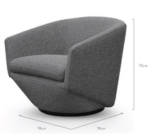 Load image into Gallery viewer, Hemy Lounge Chair - Oslo Grey - Boho Bliss