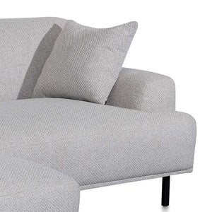 Hensley Left Chaise Sofa - Sterling Sand - Boho Bliss