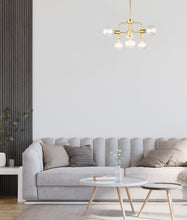 Load image into Gallery viewer, Hexon Modern Abstract Pendant Light - Matt Gold - Boho Bliss