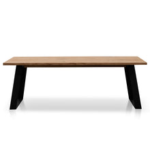 Load image into Gallery viewer, Hudson Dining Table 2.2m - Rustic Oak - Boho Bliss