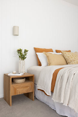Hunter Bedside Table - Natural - Boho Bliss