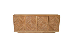 Hunter Four Door Sideboard - Natural - Boho Bliss