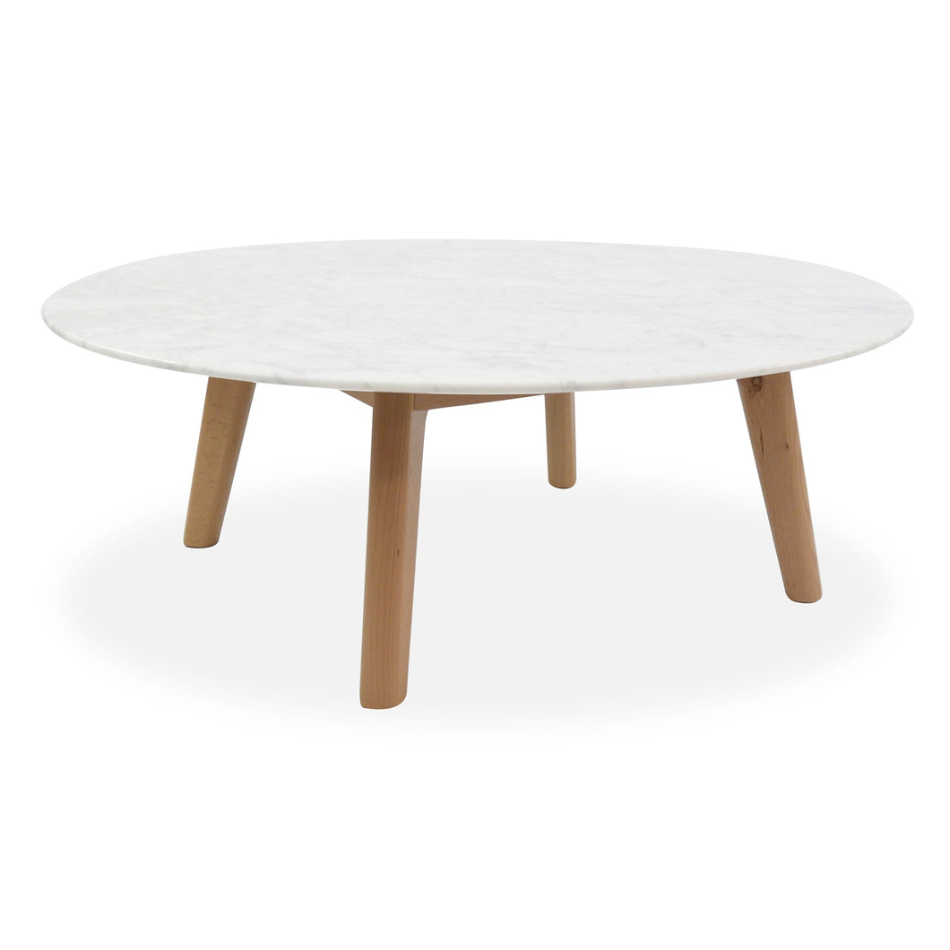 Hunter Marble Coffee Table 1m - Natural - Boho Bliss