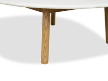 Load image into Gallery viewer, Hunter Marble Coffee Table 1m - Natural - Boho Bliss