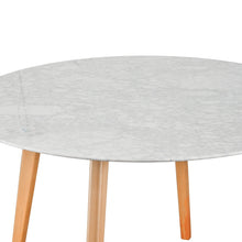 Load image into Gallery viewer, Hunter Marble Dining Table 1.2m - Natural Base - Boho Bliss