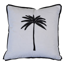 Load image into Gallery viewer, Ibiza Cushion Cover - Black Leaf - Boho Bliss