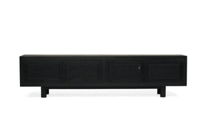 Iluka Entertainment Unit - 4 Door - Black - Boho Bliss