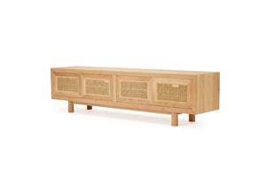 Iluka Entertainment Unit - 4 Door - Natural - Boho Bliss