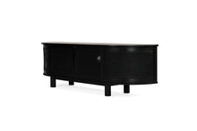 Load image into Gallery viewer, Iluka Entertainment Unit - 4 Door Round End - Black - Boho Bliss