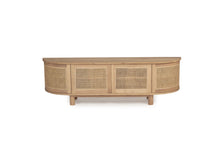 Load image into Gallery viewer, Iluka Entertainment Unit - 4 Door Round End - Natural - Boho Bliss