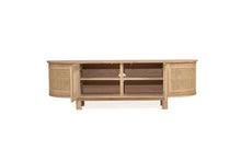 Load image into Gallery viewer, Iluka Entertainment Unit - 4 Door Round End - Natural - Boho Bliss