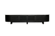 Load image into Gallery viewer, Iluka Entertainment Unit - 6 Door Round End - Black - Boho Bliss
