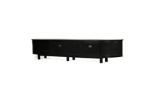Load image into Gallery viewer, Iluka Entertainment Unit - 6 Door Round End - Black - Boho Bliss