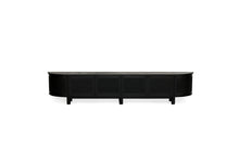 Load image into Gallery viewer, Iluka Entertainment Unit - 6 Door Round End - Black - Boho Bliss