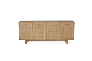 Iluka Sideboard - 4 Door Arch Windows - Boho Bliss