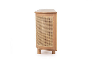 Iluka Sideboard - 6 Door Round End - Boho Bliss
