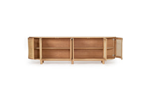 Iluka Sideboard - 6 Door Round End - Boho Bliss