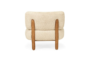 Iris Occasional Chair - Natural on Caramel Frame - Boho Bliss