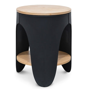 Jackson Side Table - Black - Boho Bliss