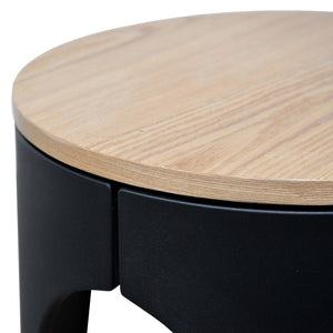 Jackson Side Table - Black - Boho Bliss