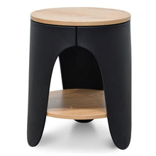 Load image into Gallery viewer, Jackson Side Table - Black - Boho Bliss